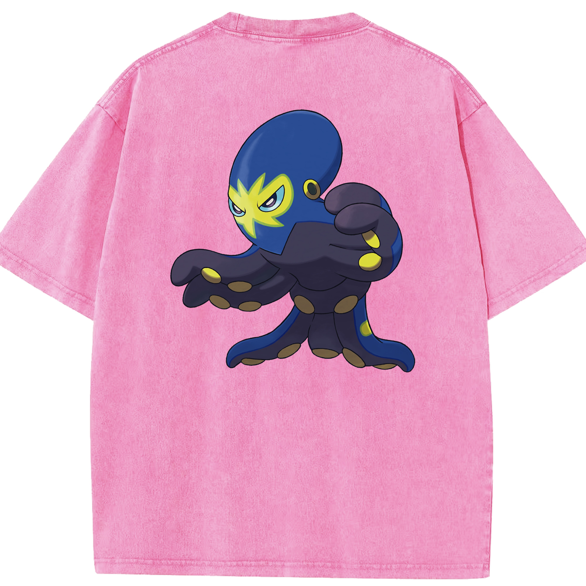 （画像用） ポケットモンスター Pokémon 綿100% ヴィンテージ風 半袖Tシャツ（背面プリント）